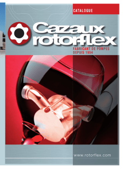 CATALOGUE - Cazaux Rotorflex