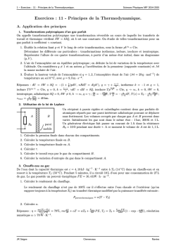 TD11 - Sciences Physiques en MP au lyc&eacute;e Clemenceau Nantes Site