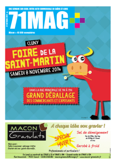 M&acirc;con 40 000 exemplaires UNE SEMAINE SUR DEUX, VOTRE
