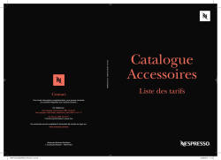 Catalogue Accessoires