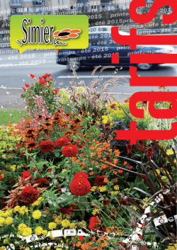 t&eacute;l&eacute;charger le tarif 2015