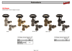 catalogue robinetterie T.T.C. 2014 septembre