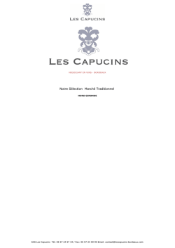 tarif chr - Franck Labadie
