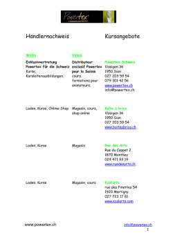 Powertex L&auml;den + Kurse