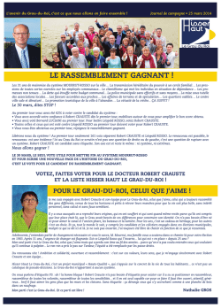 Journal de campagne N°8 - Hisser Haut le Grau du Roi