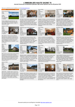 Journal immobilier 70
