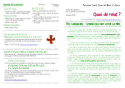 Quoi de neuf ? - Dioc&egrave;se de Cambrai