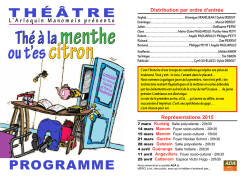 ou t`escitron Th&eacute; &agrave; lamenthe