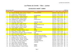 Les Relais de l`amiti&eacute; - 10km - Jurbise