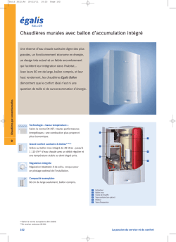 Fiche technique EGALIS EGALIA NGVB 24
