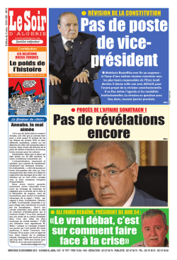 PAGE GABARIT - Le Soir d`Alg&eacute;rie