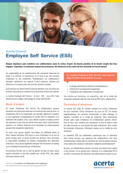 Employee Self Service (ESS)