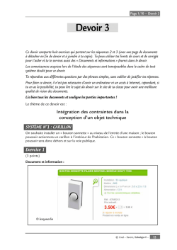 Devoir 3 – suite