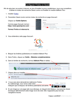 Fiche d`aide pour d&eacute;finir Qwant Junior comme page d`accueil du
