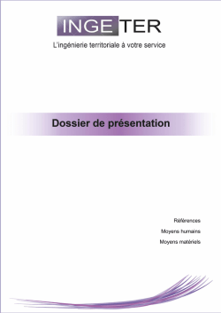 Plaquette - Ingeter