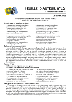 feuille - Notre Dame d`Auteuil