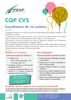 CQP CVS - ifeap