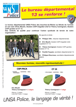 UNSA Police, le langage de v&eacute;rit&eacute; !