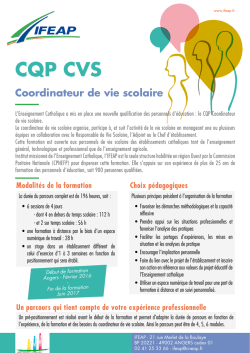 CQP CVS - ifeap
