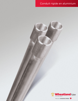 Conduit rigide en aluminium