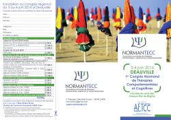 Congr&egrave;s 2016 - normantecc