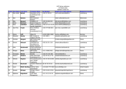 ALFI Spring conference 8 9 March 2016 Speakers contact list Prefix