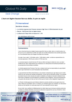 Lettre FX du 12 Avril 2016