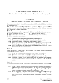 Corrig&eacute; - Concours Geipi Polytech