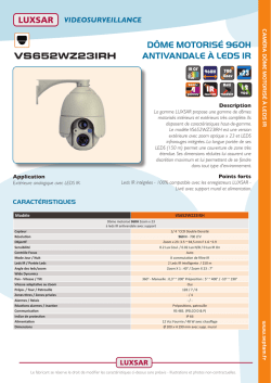 D&Ocirc;ME MOTORIS&Eacute; 960H anTIvanDalE &Agrave; lEDS IR