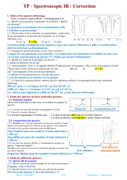TP - Spectroscopie IR - Correction - Prof-TC