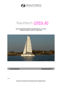 Nautitech OPEN 40 - Jan de Boer Catamarans