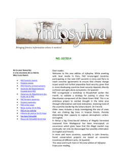 NO. 10/2014 - Food and Agriculture Organization of the United Nations