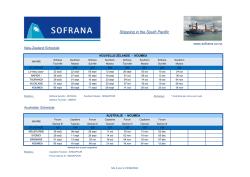 Shipping in the South Pacific