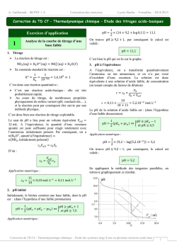Correction - Informations