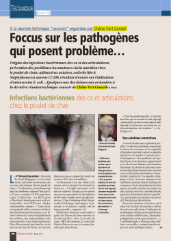FA_N°773 - Foccus_sur_les_pathogènes_qui_posent_problème