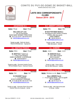 8 Liste correspondants 2014-15