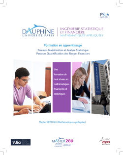 Plaquette ISF Apprentissage - MIDO