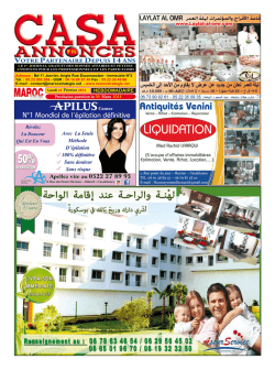 VOTRE PARTENAIRE DEPUIS 14ANS