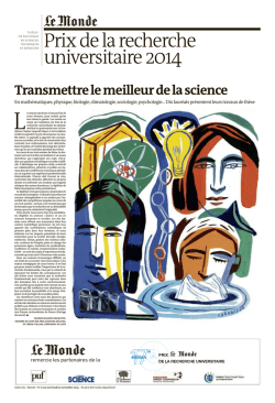 Prix de la recherche universitaire 2014