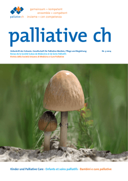 Kinder und Palliative Care &middot; Enfants et soins palliatifs