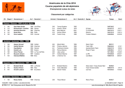 Américaine de la Chia 2014 Course populaire de ski