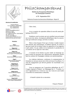 N&deg; 57 - Club Philat&eacute;lique S&eacute;nonais