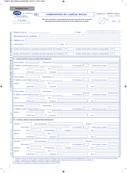 COMPOSITION DU CAPITAL SOCIAL DGFiP N&deg; 2059