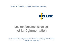 R&eacute;f&eacute;rentiel et les colonnes ballast&eacute;es