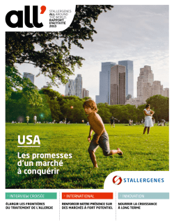 rapport - Stallergenes