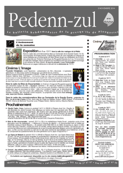 T&eacute;l&eacute;chargez le Pedenn Zul du 9 novembre 2014 - Plougastel