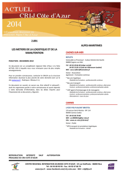 2.891 Les m&eacute;tiers de la logistique et de la manutention