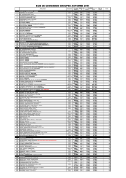bon de commande groupee automne 2014