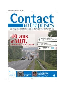Contact Entreprises dans les bacs
