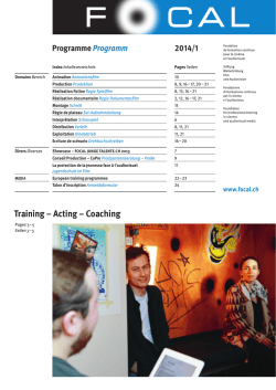Programme 2014/1